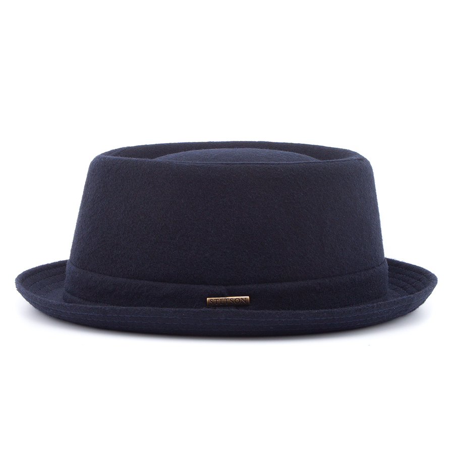 Шляпа Stetson - Pork Pie Wool (navy)