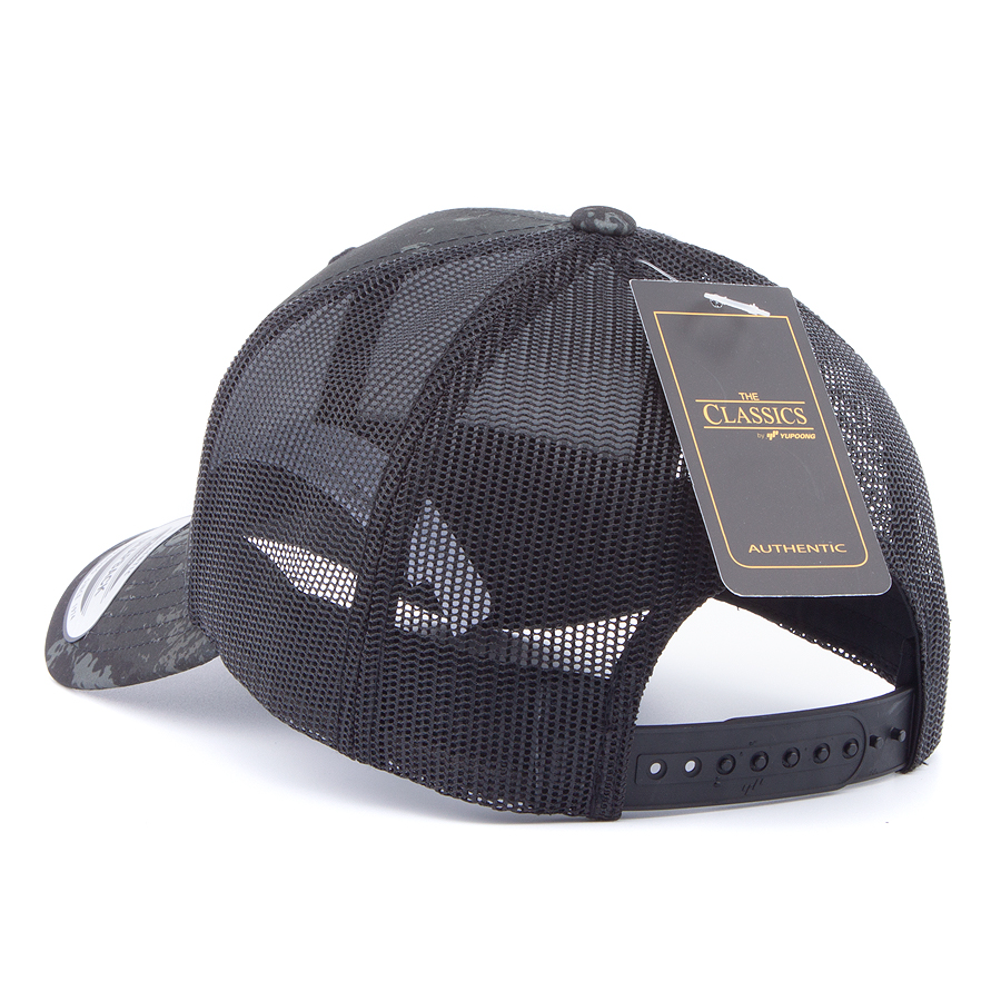 Бейсболка Flexfit - 6606VC Retro Trucker Veil Camo (poseidon black)