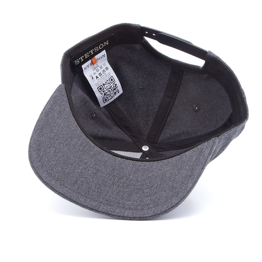Бейсболка Stetson - Baseball Cap Cotton (dark grey)