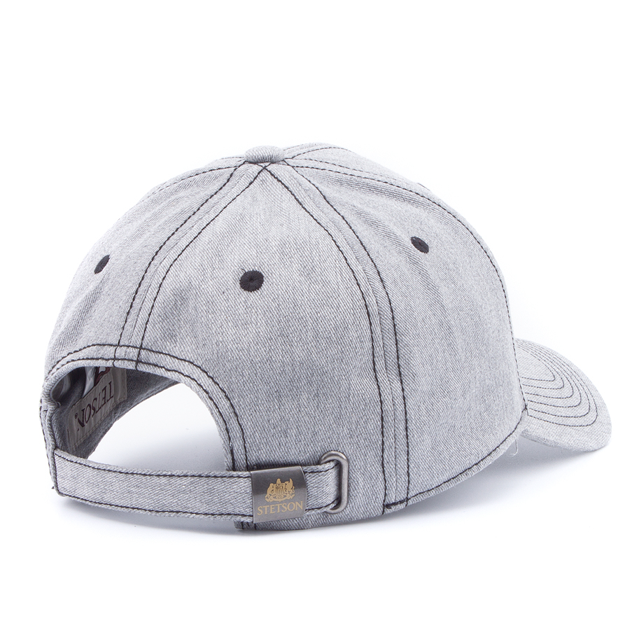 Бейсболка Stetson - Baseball Cap Cotton Melange (dark grey)