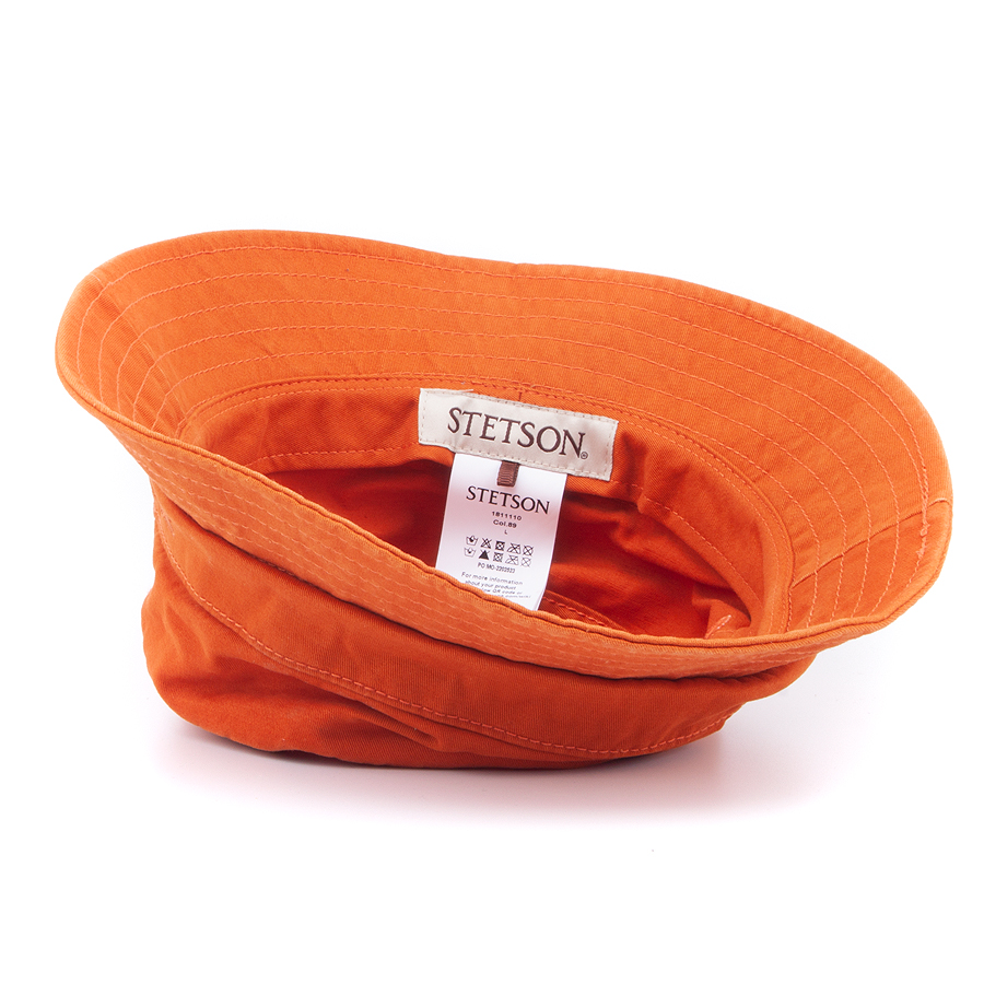 Панама Stetson - Bucket Cotton Twill (orange)