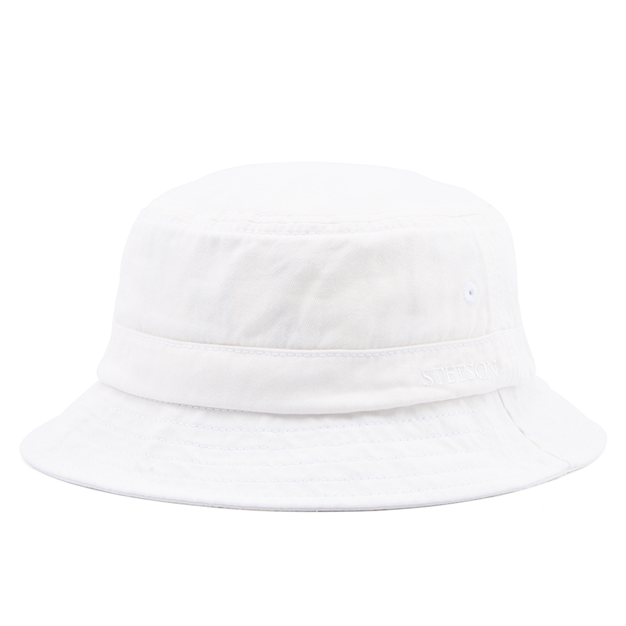 Панама Stetson - Bucket Cotton Twill (white)
