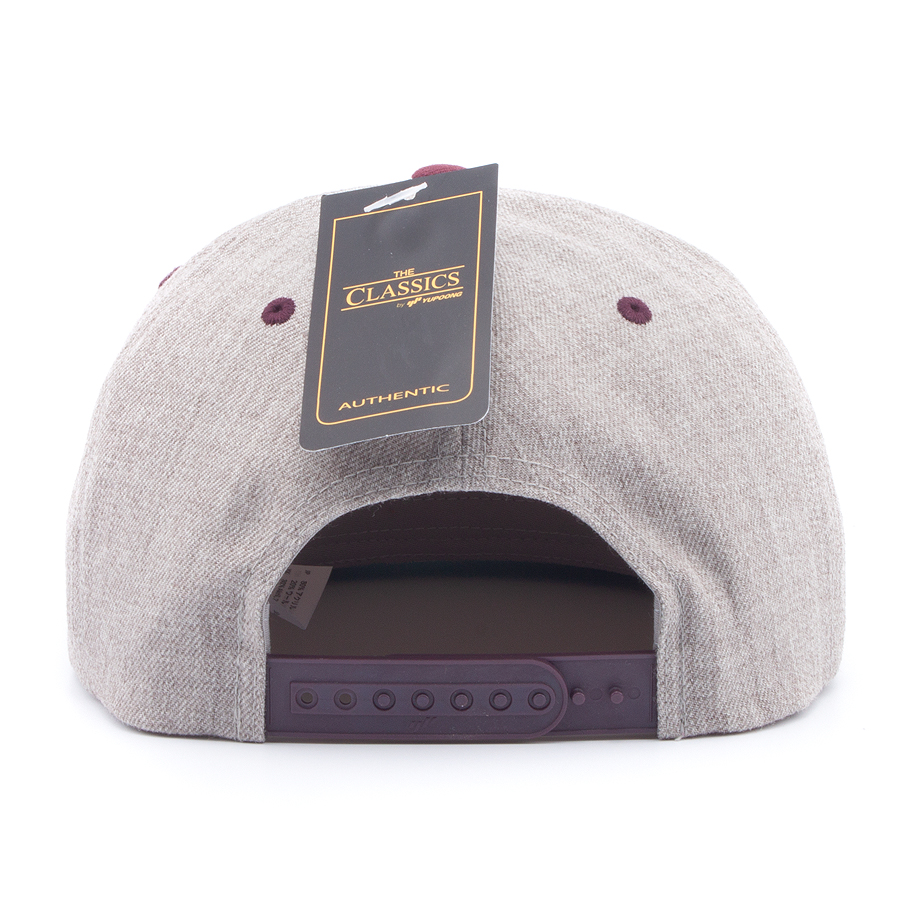 Бейсболка Flexfit - 6089MT Classic Snapback (heather/maroon)