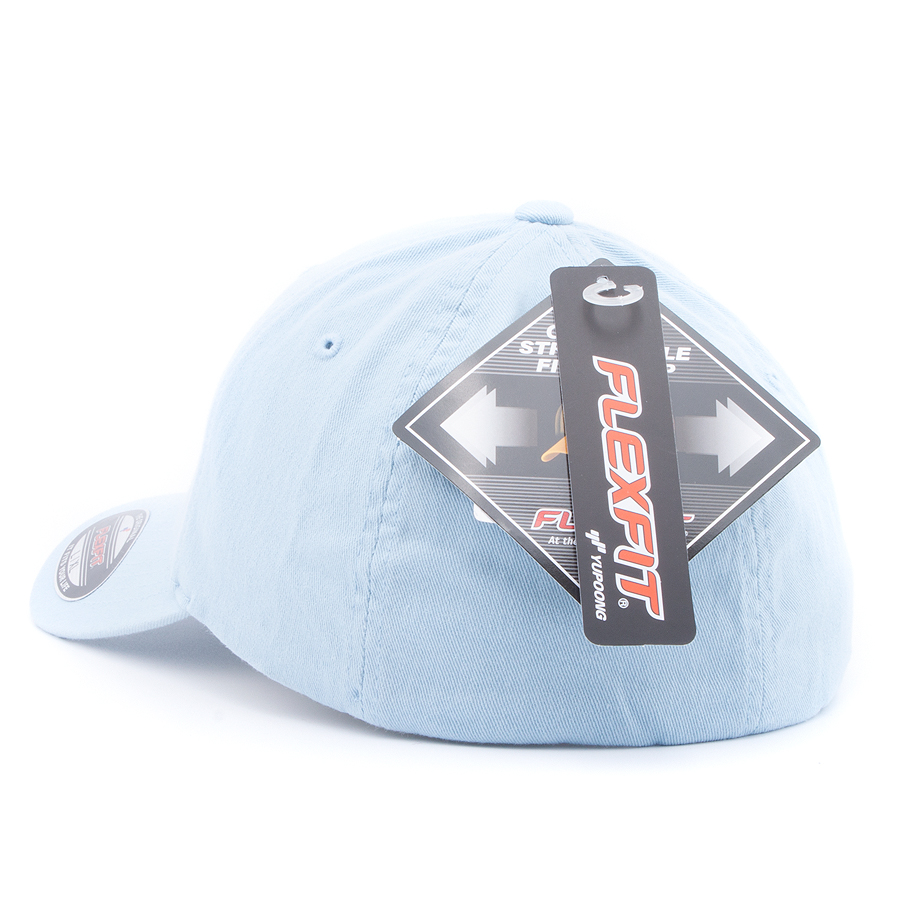 Бейсболка Flexfit - 6997 Garment Washed Cotton Dad Hat (light blue)