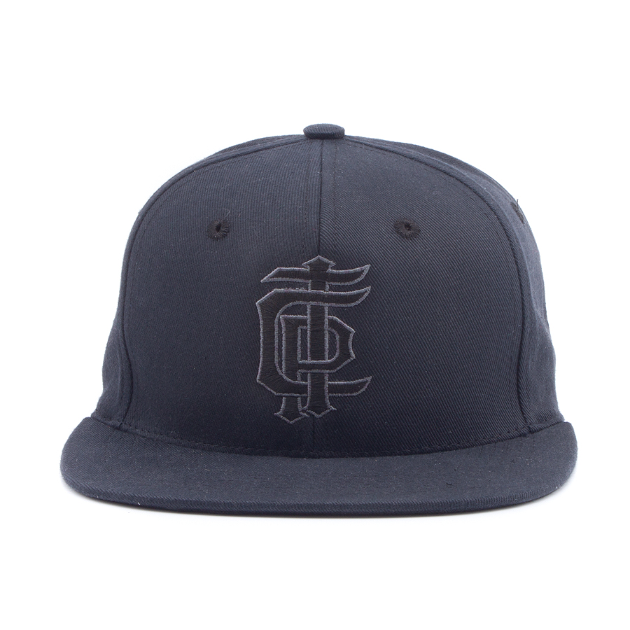 Бейсболка Hood - Compton Tonal Interlock (black)