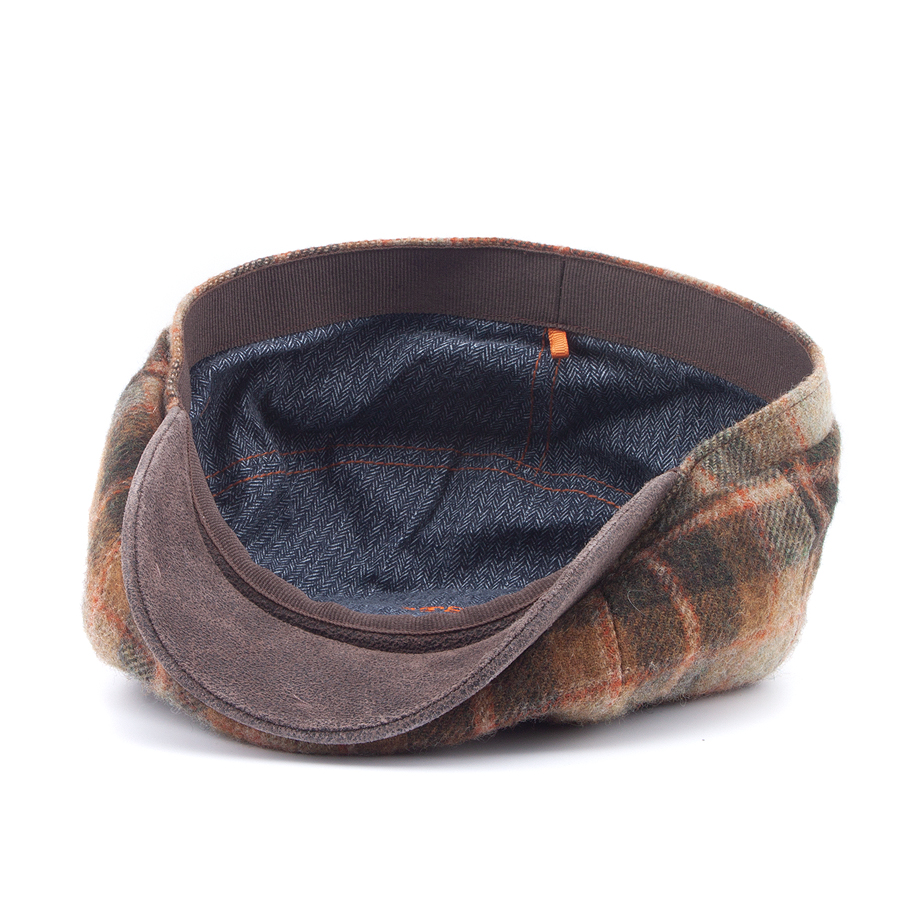 Кепка Stetson - Hatteras Lambswool Check (brown/biege)