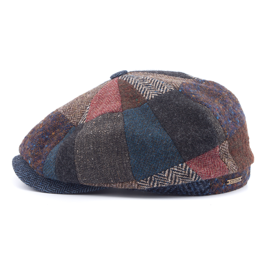 Кепка Stetson - Hatteras Patchwork (brown/red/navy)