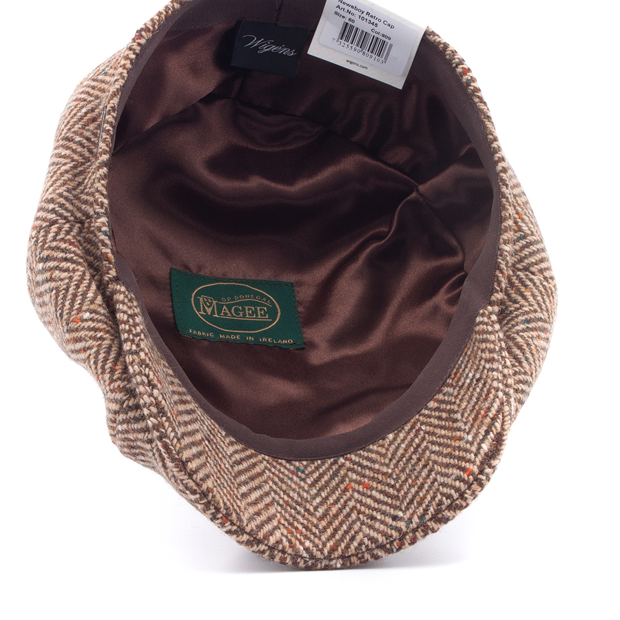 Кепка Wigens - Newsboy Retro Cap (light brown)