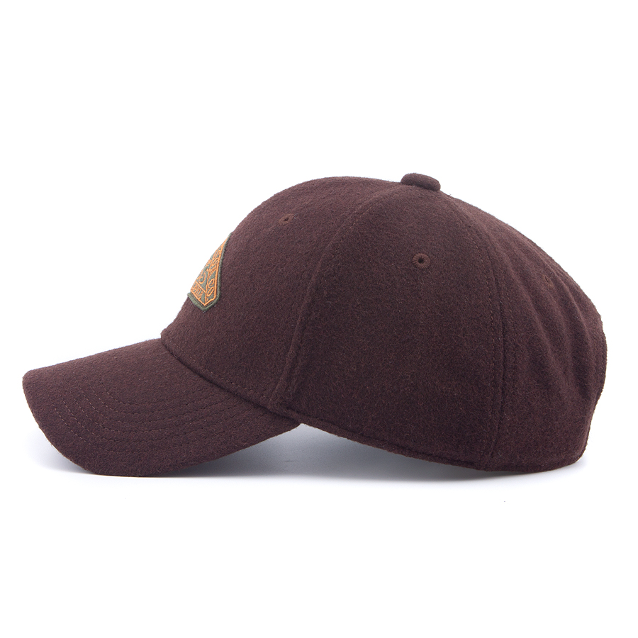 Бейсболка Stetson - Baseball Cap Vintage Logo Patch Wool (brown)