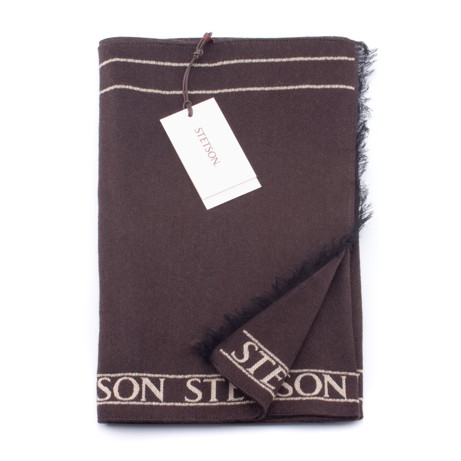 Шарф Stetson - Scarf Logomania (brown)