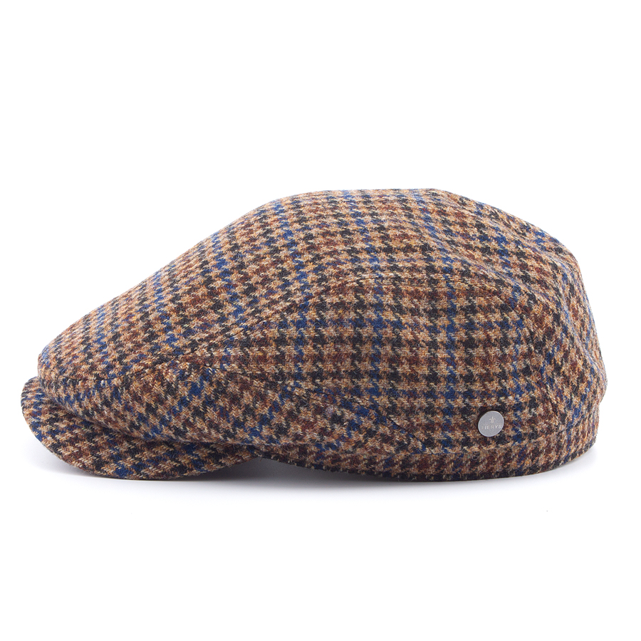 Кепка Lierys - Pepita Driver Flat Cap (camel)