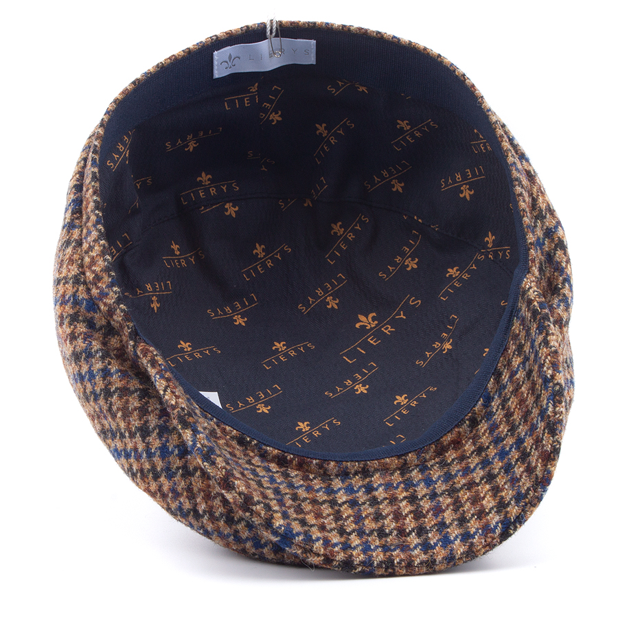 Кепка Lierys - Pepita Driver Flat Cap (camel)