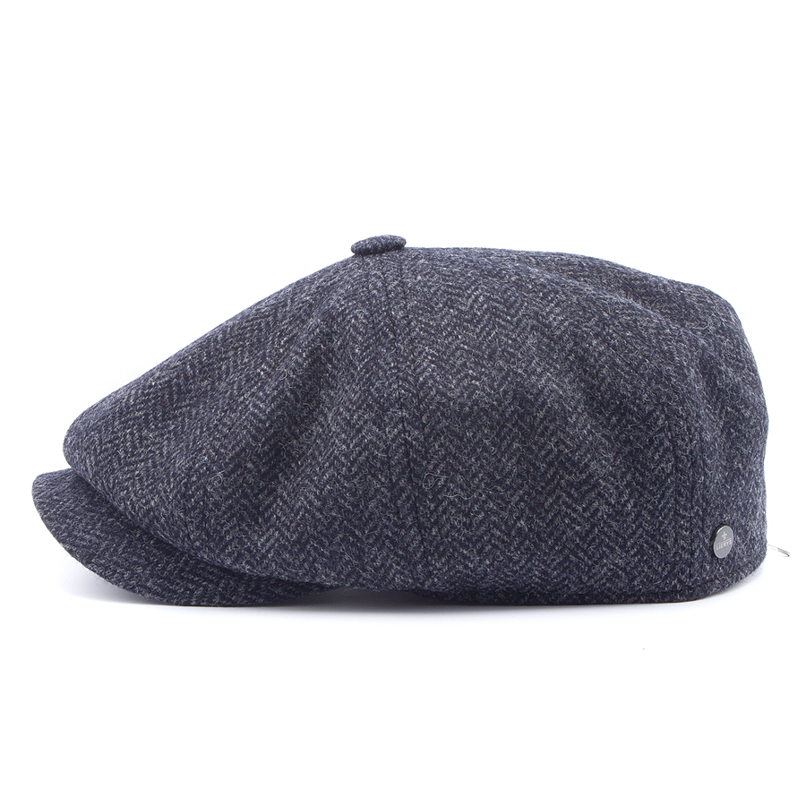 Кепка Lierys - 8-Panel Wool Flat Cap (navy)