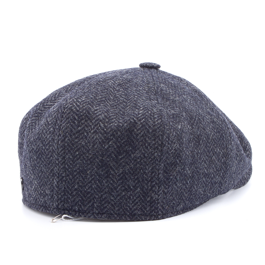 Кепка Lierys - 8-Panel Wool Flat Cap (navy)