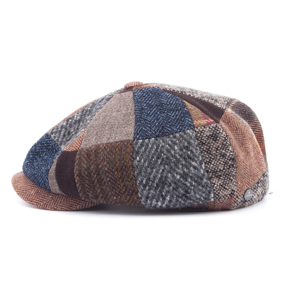 Кепка Lierys - Rafterson 8-Panel Patchwork Flat Cap