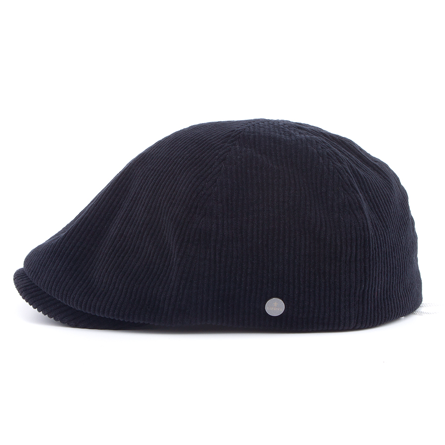 Кепка Lierys - Duck Corduroy Flat Cap (black)