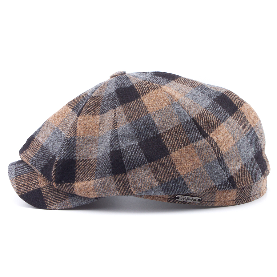 Кепка Wigens - Newsboy Retro Cap (navy/beige)