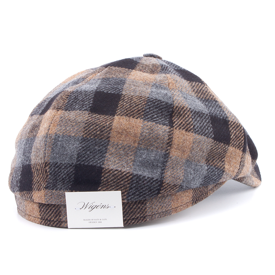 Кепка Wigens - Newsboy Retro Cap (navy/beige)