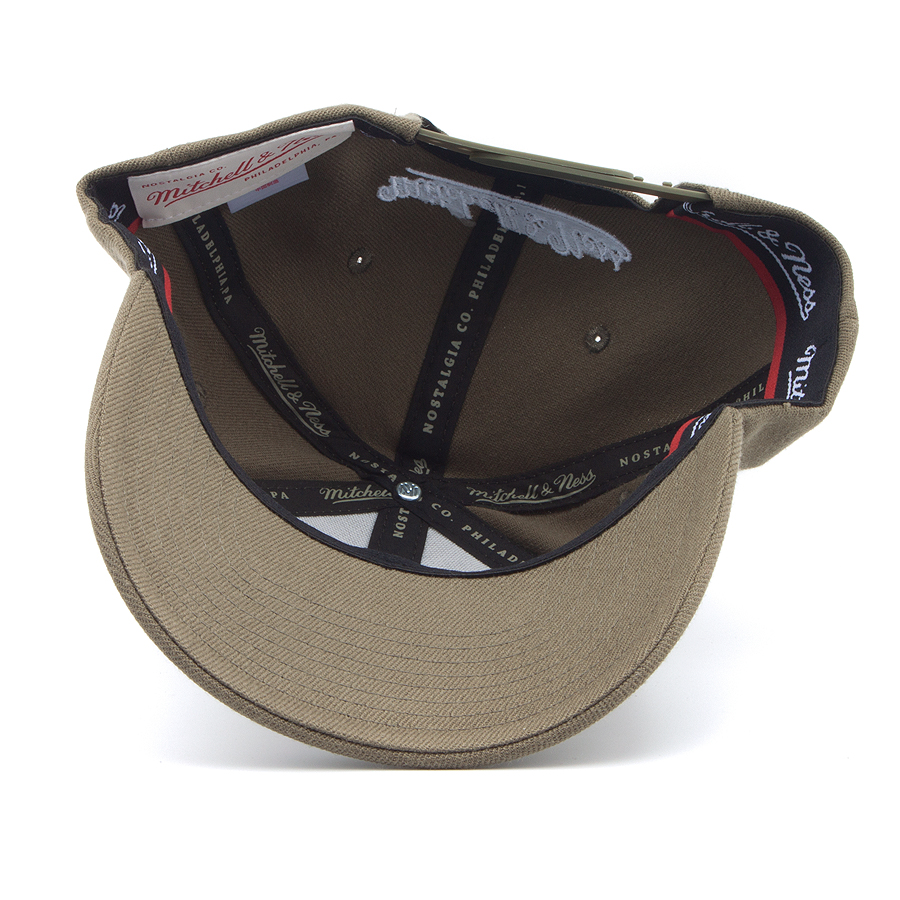 Бейсболка Mitchell & Ness - M&N Branded Pinscript Classic (olive)
