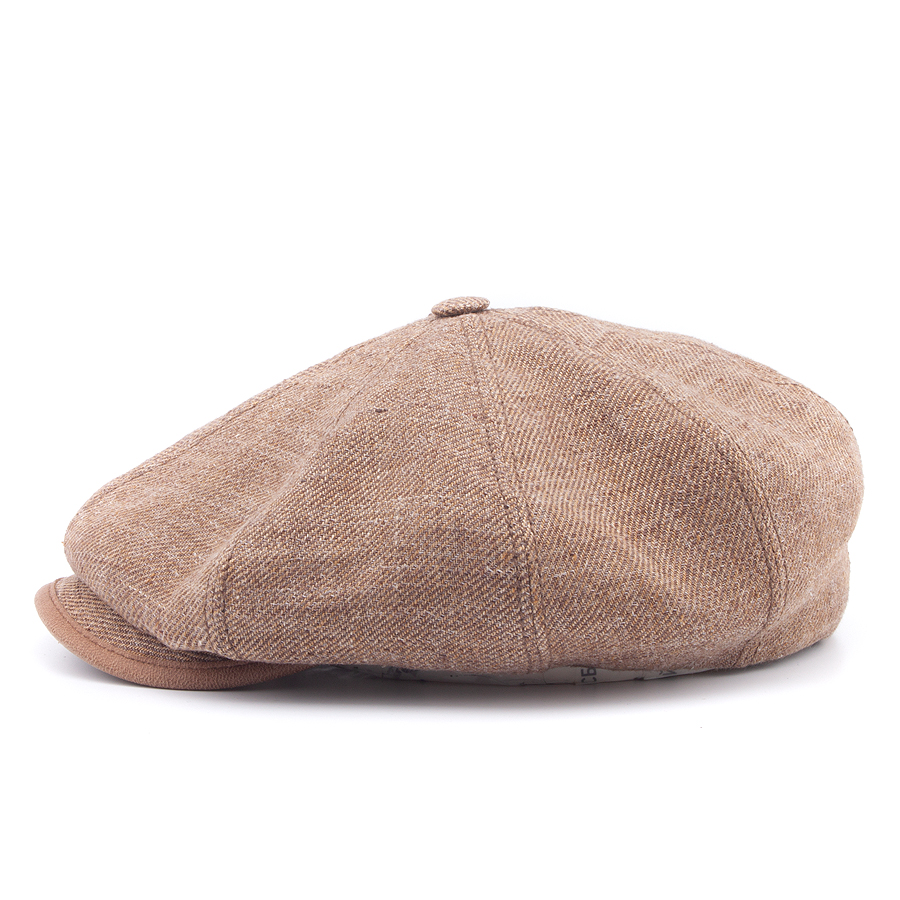 Кепка Stetson - 8-Panel Cap Linen (light brown)