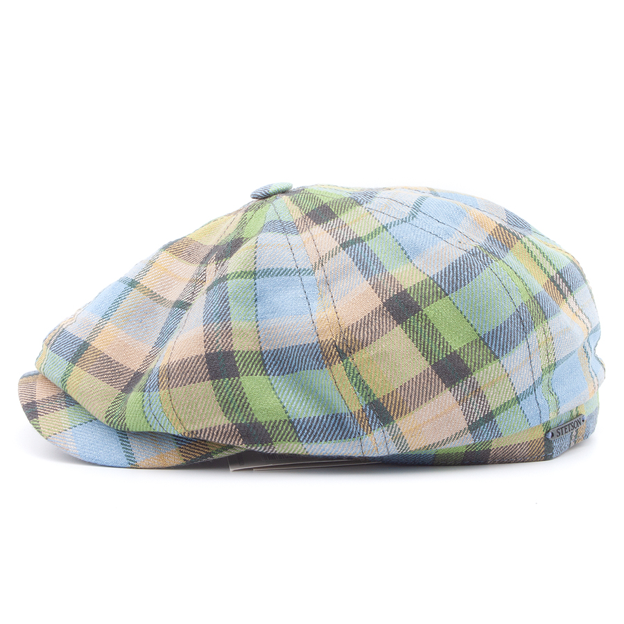 Кепка Stetson - Hatteras Linen Check (sky/green)