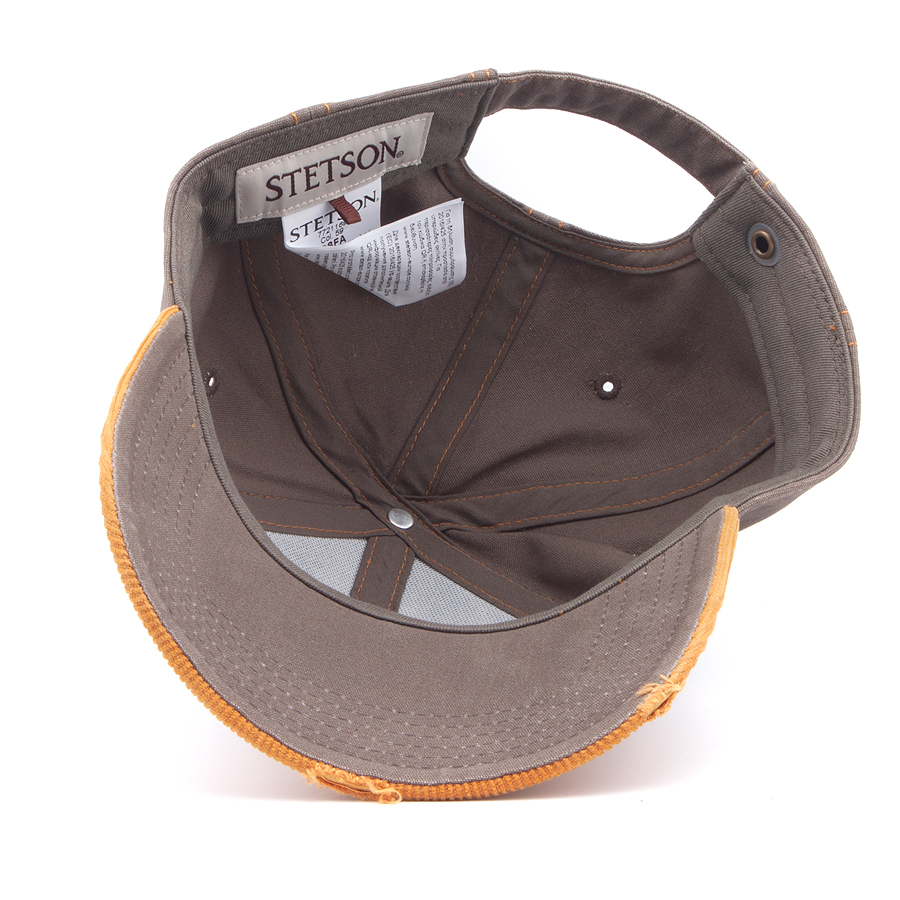 Бейсболка Stetson - Vintage Distressed Cap (brown)