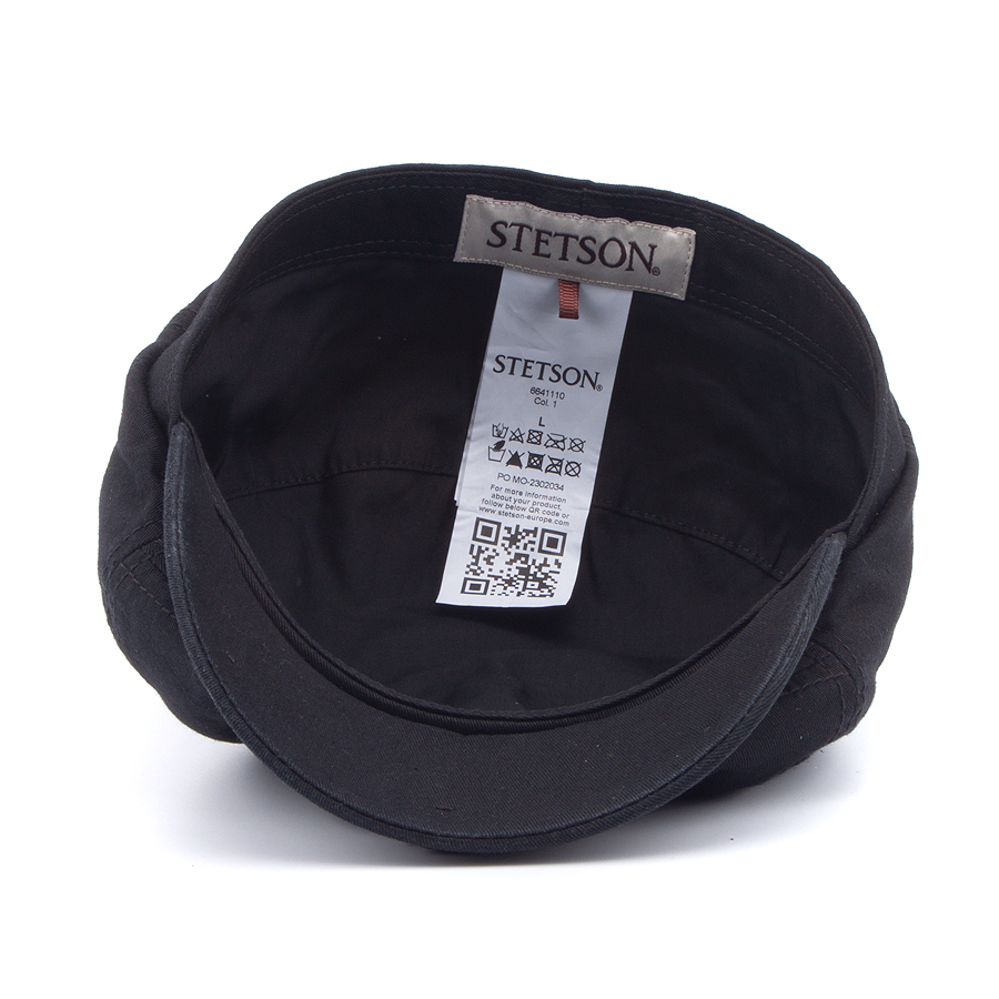 Кепка Stetson - 6-Panel Cap Cotton Twill (black)