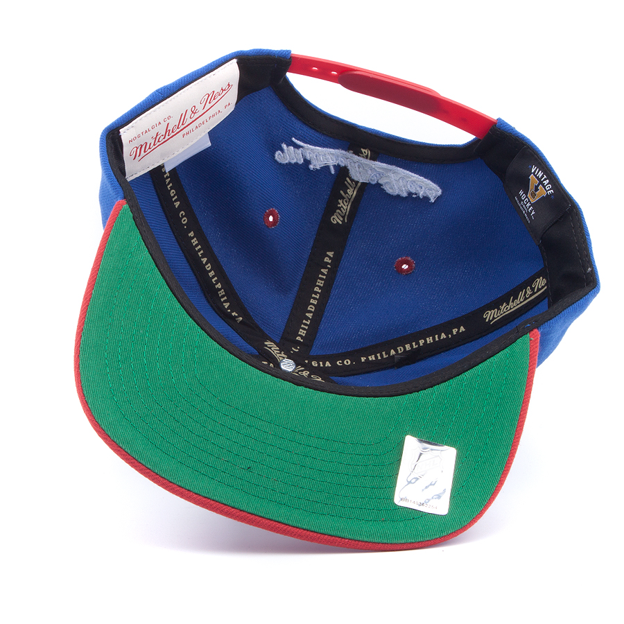 Бейсболка Mitchell & Ness - New York Rangers Transcript Snapback