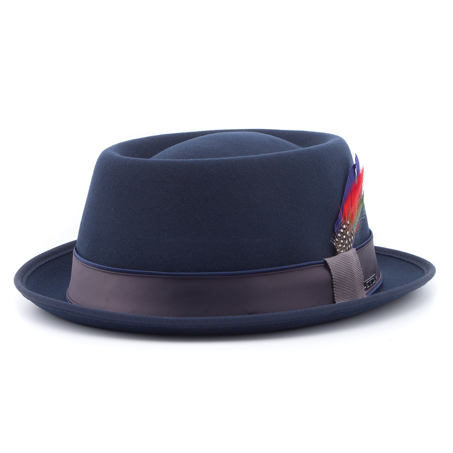 Шляпа Stetson - Pork Pie Woolfelt (navy)