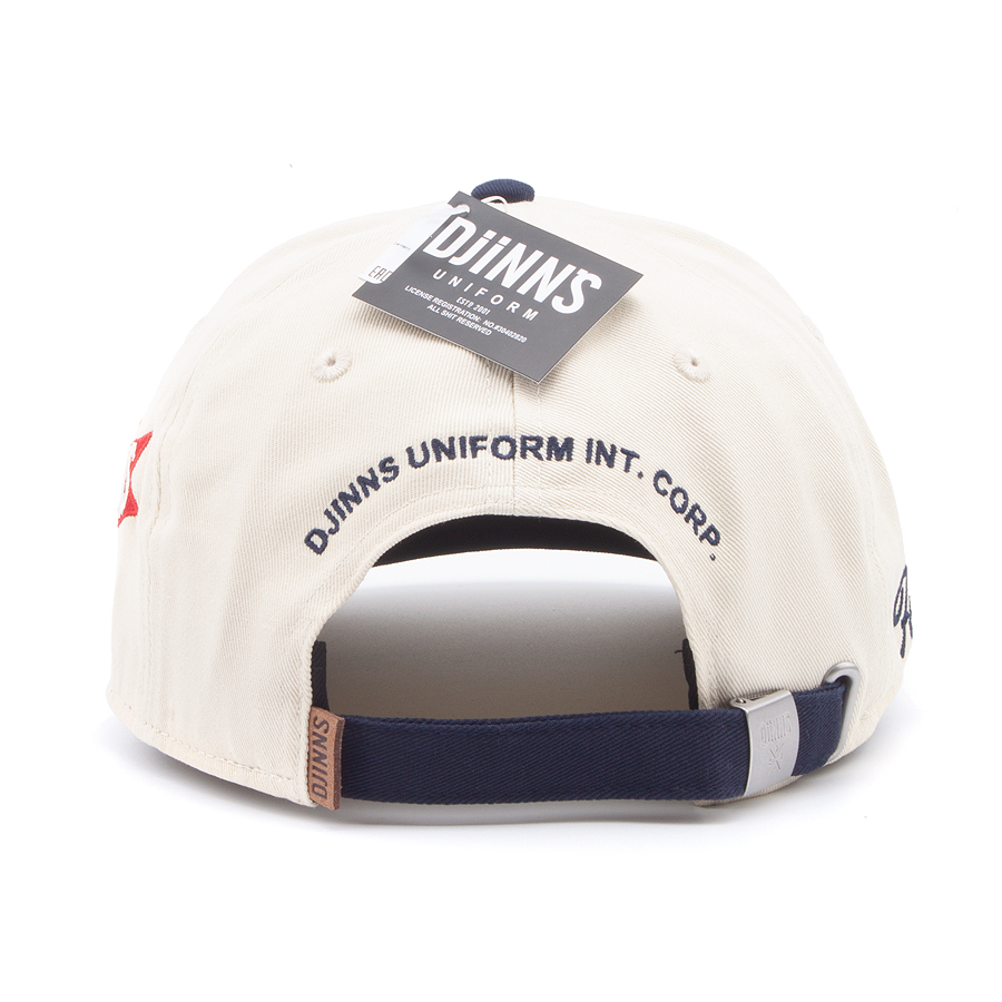 Бейсболка Djinns - 6P TrueFit Anniversary (cream/navy)