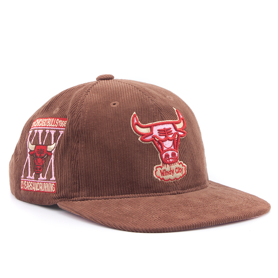 Бейсболка Mitchell & Ness - Chicago Bulls BSB Cord Deadstock Snapback