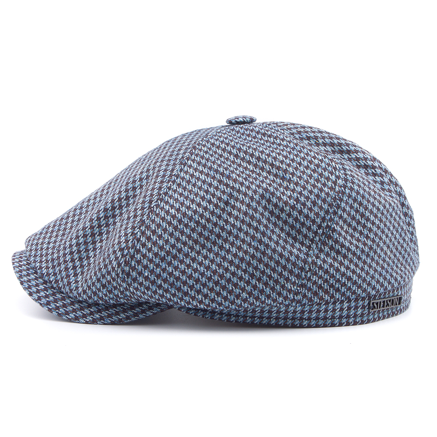 Кепка Stetson - 6-Panel Cap Silk Houndstooth (navy)