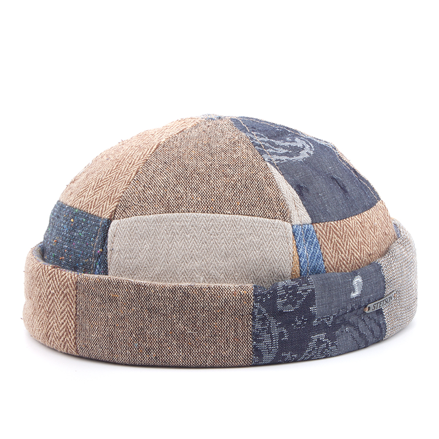 Шапка Stetson - Docker Patchwork (navy/biege)