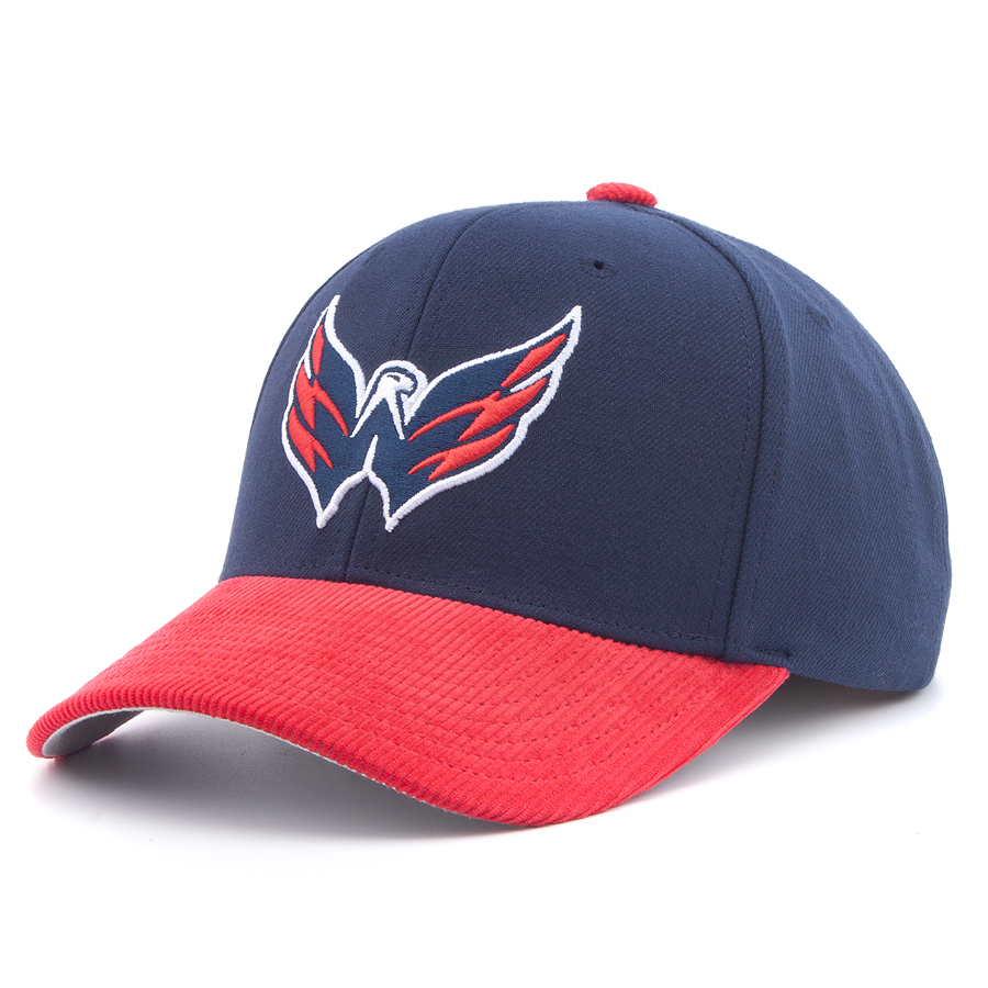 Бейсболка Mitchell & Ness - Washington Capitals Cord Pro Strapback