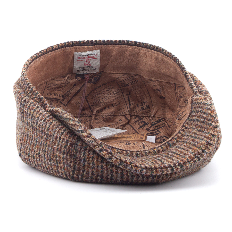 Кепка Stetson - Hatteras Harris Tweed (brown)