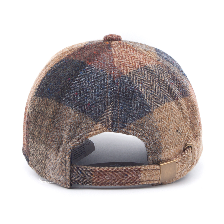 Бейсболка Lierys - Baseball Cap Herringbone Check (brown)