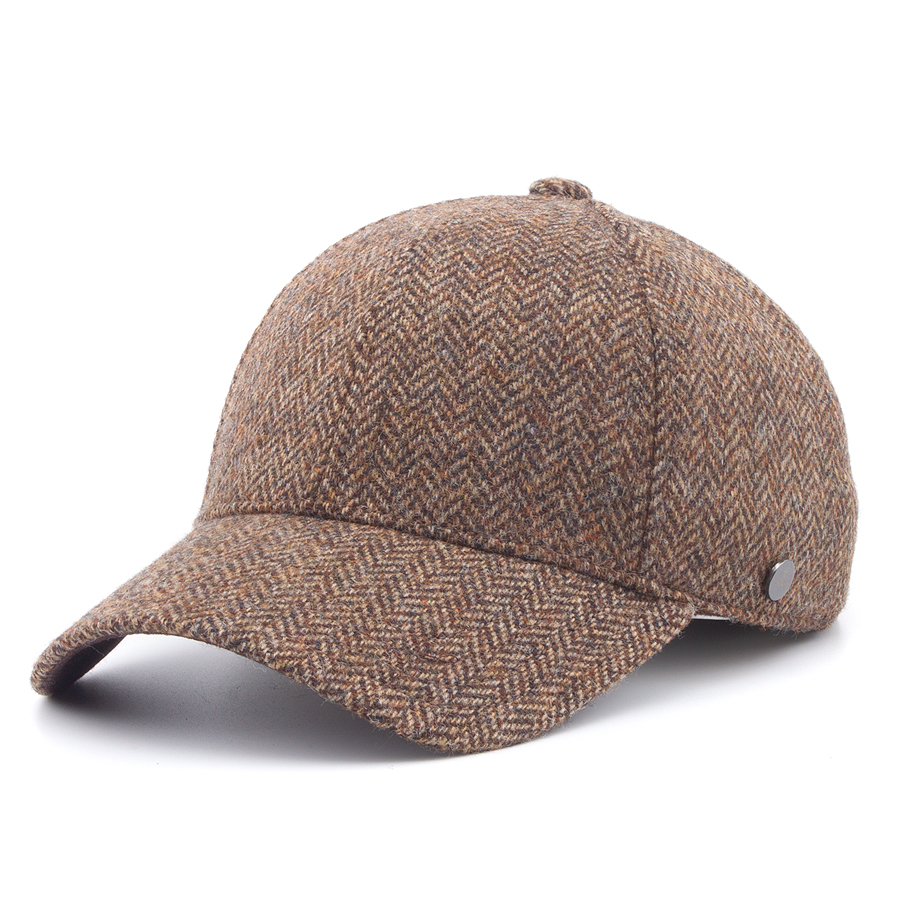 Бейсболка Lierys - Baseball Cap Wool EF (light-brown)