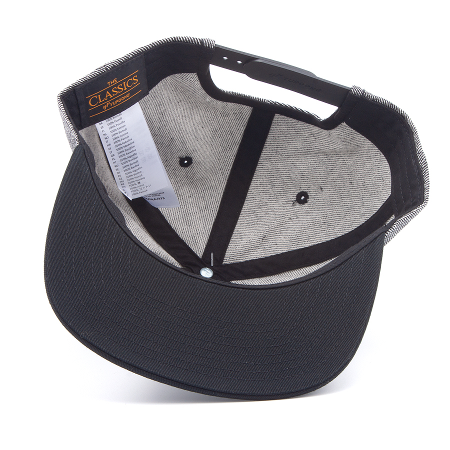 Бейсболка Flexfit - 6089MS Classic Snapback (black melange/black)