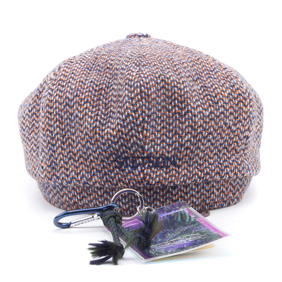 Кепка Stetson - Hatteras Harris Tweed Stetson Freestyle (blue/orange)