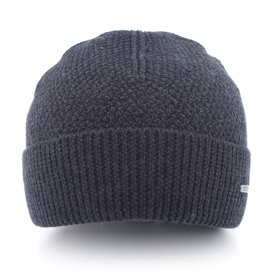 Шапка Stetson - Beanie Merino Wool (charcoal)