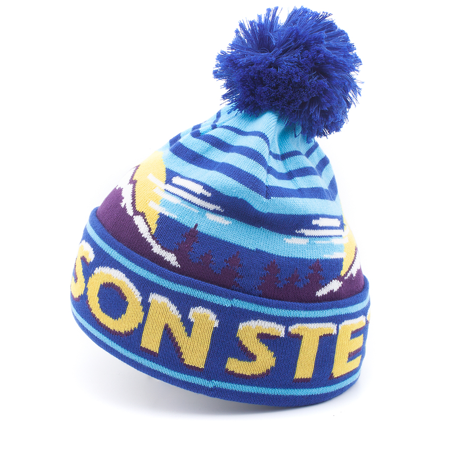 Шапка Stetson - Beaniem Pompom Stetson Freestyle (blue)