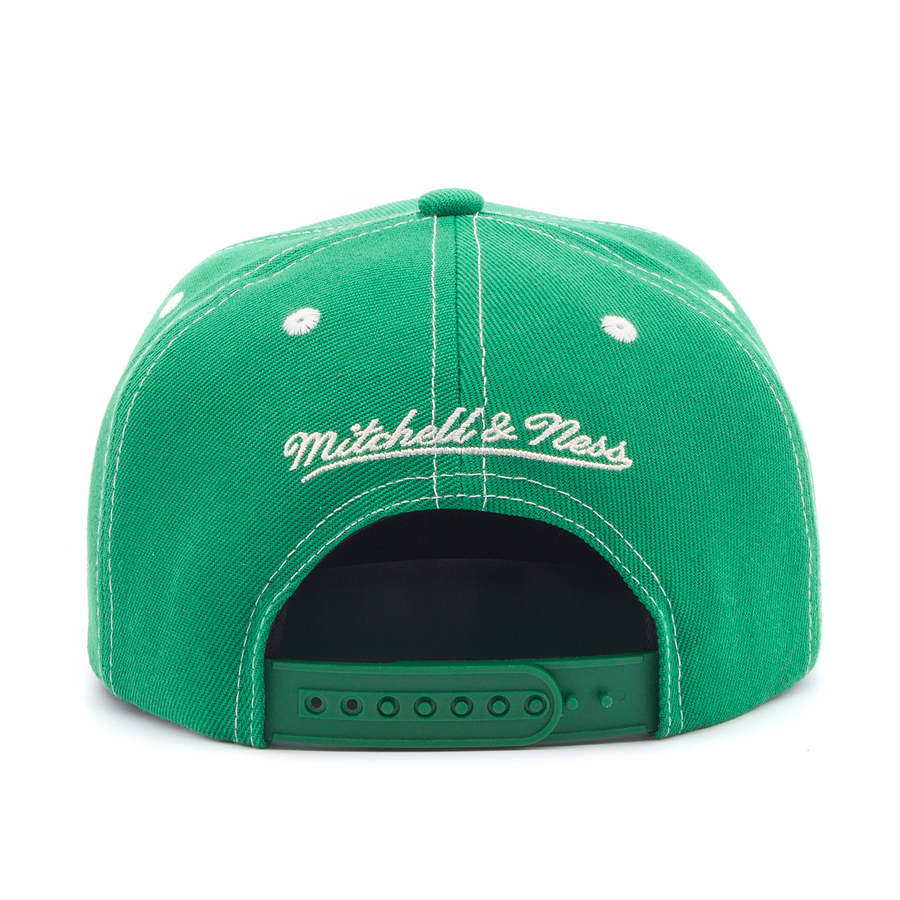 Бейсболка Mitchell & Ness - Boston Celtics Contrast Natural Snapback