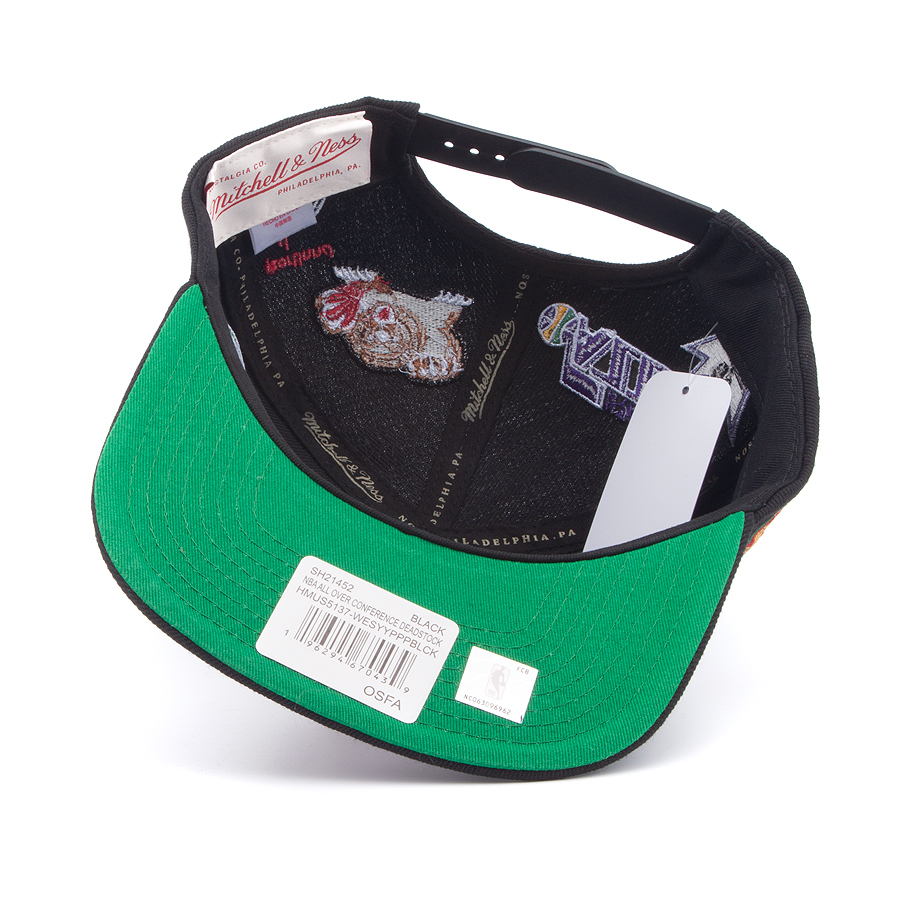 Бейсболка Mitchell & Ness - NBA Western All Over Snapback