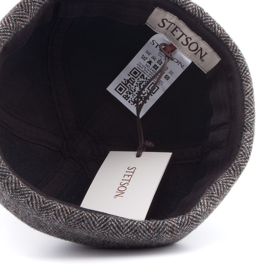 Шапка Stetson - Docker Wool Herringbone (grey)