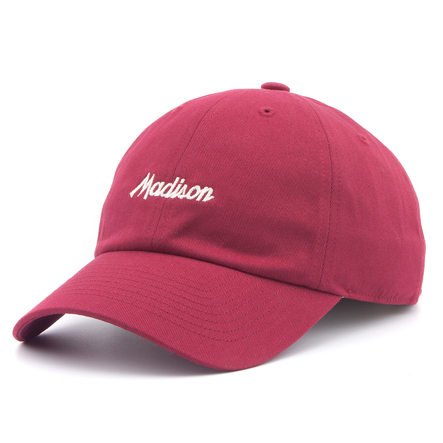 Бейсболка Hood - Madison Microscript Dad II (red)