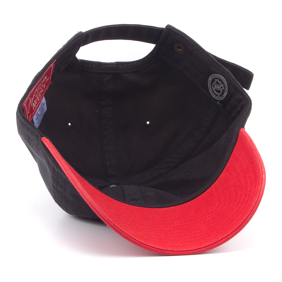 Бейсболка American Needle - Blue Line NHL Vegas Golden Knights (black/red)