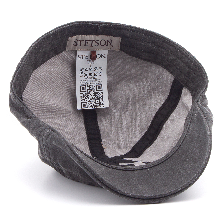 Кепка Stetson - Duck Cap Co/Pes (black)