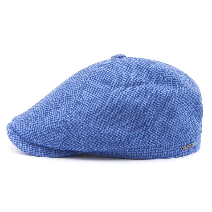 Кепка Stetson - 6-Panel Linen Houndstooth Stetson Golf (blue)