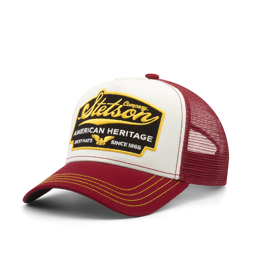 Бейсболка Stetson - American Heritage - Youth (cardinal/white)