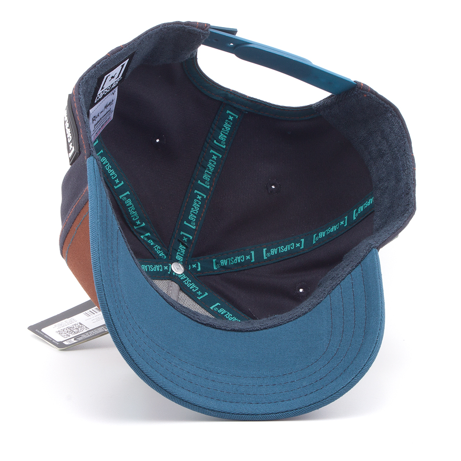 Бейсболка Capslab - Rick and Morty Pickle Rick (brown/blue)